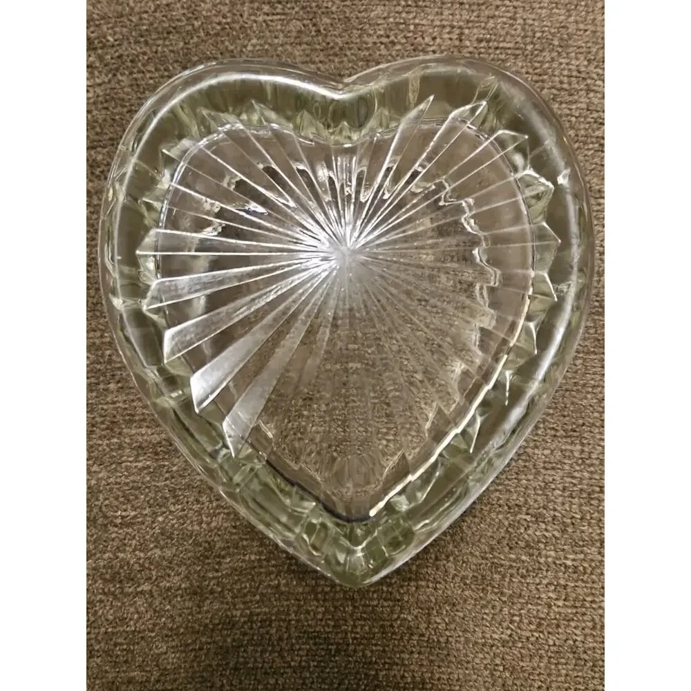 Waterford Crystal Vintage Heart-Shaped Ring Dish